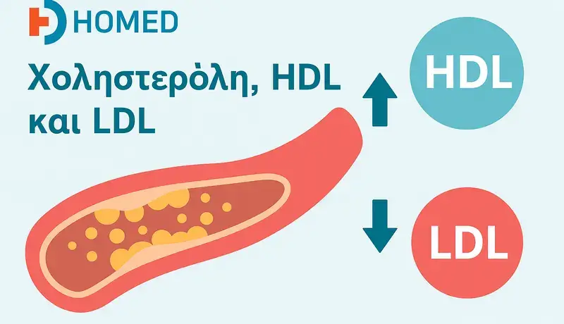 Homed-Χοληστερόλη, HDL και LDL